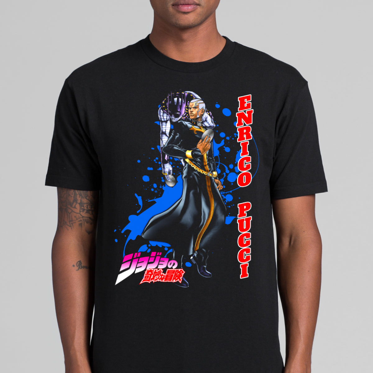 Jojo's Bizarre Adventure Enrico Pucci V2 T-shirt Japanese anime