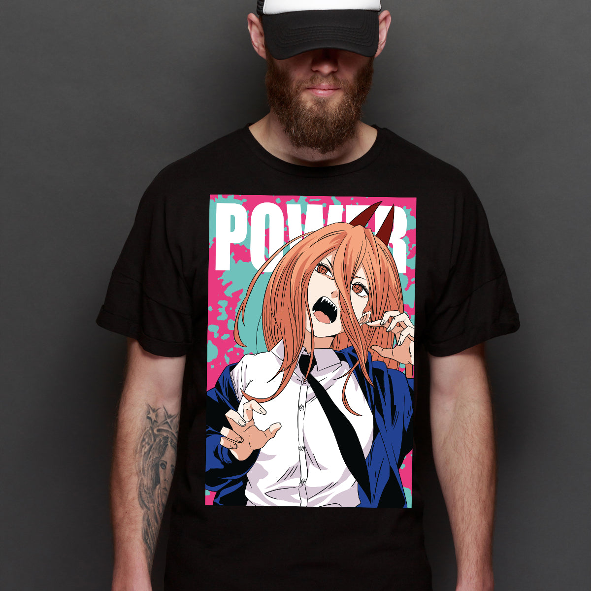Chainsaw Man Power V5 T-shirt Japanese Anime
