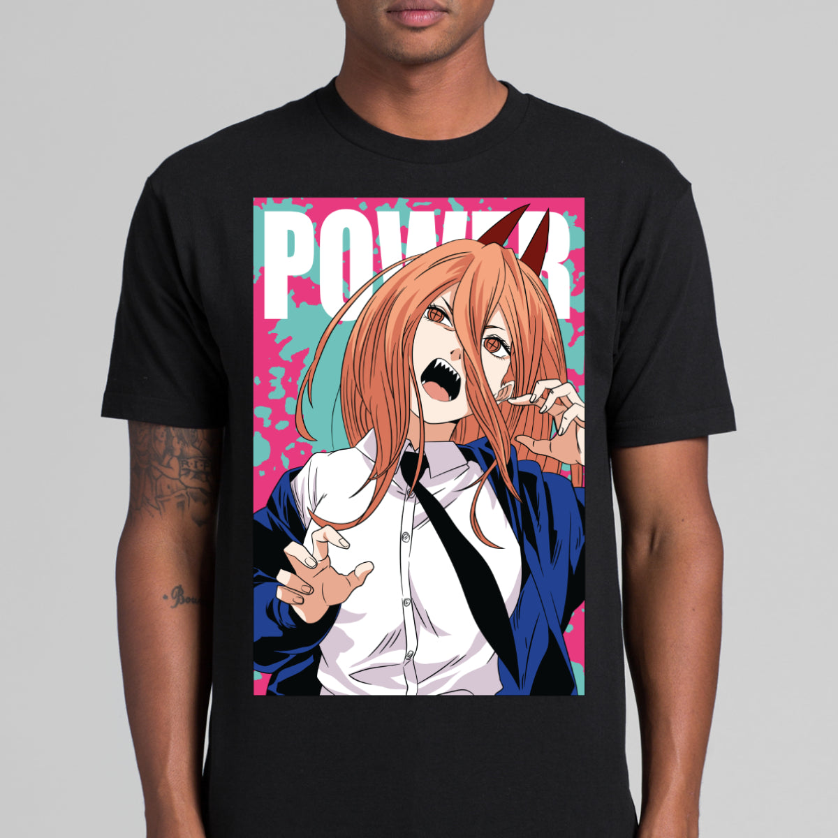 Chainsaw Man Power V5 T-shirt Japanese Anime