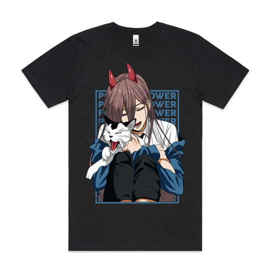 Chainsaw Man Power V6 T-shirt Japanese Anime