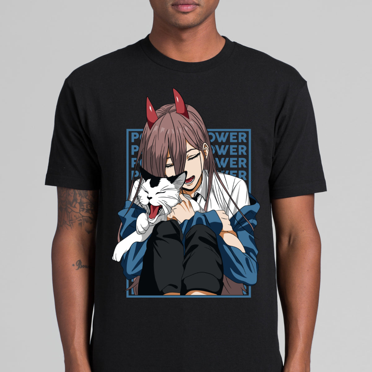 Chainsaw Man Power V6 T-shirt Japanese Anime