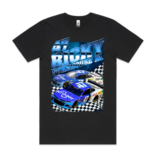 Ricky Stenhouse Jr No47 Stock Car Racing T-Shirt Sport Athlete Family Tee