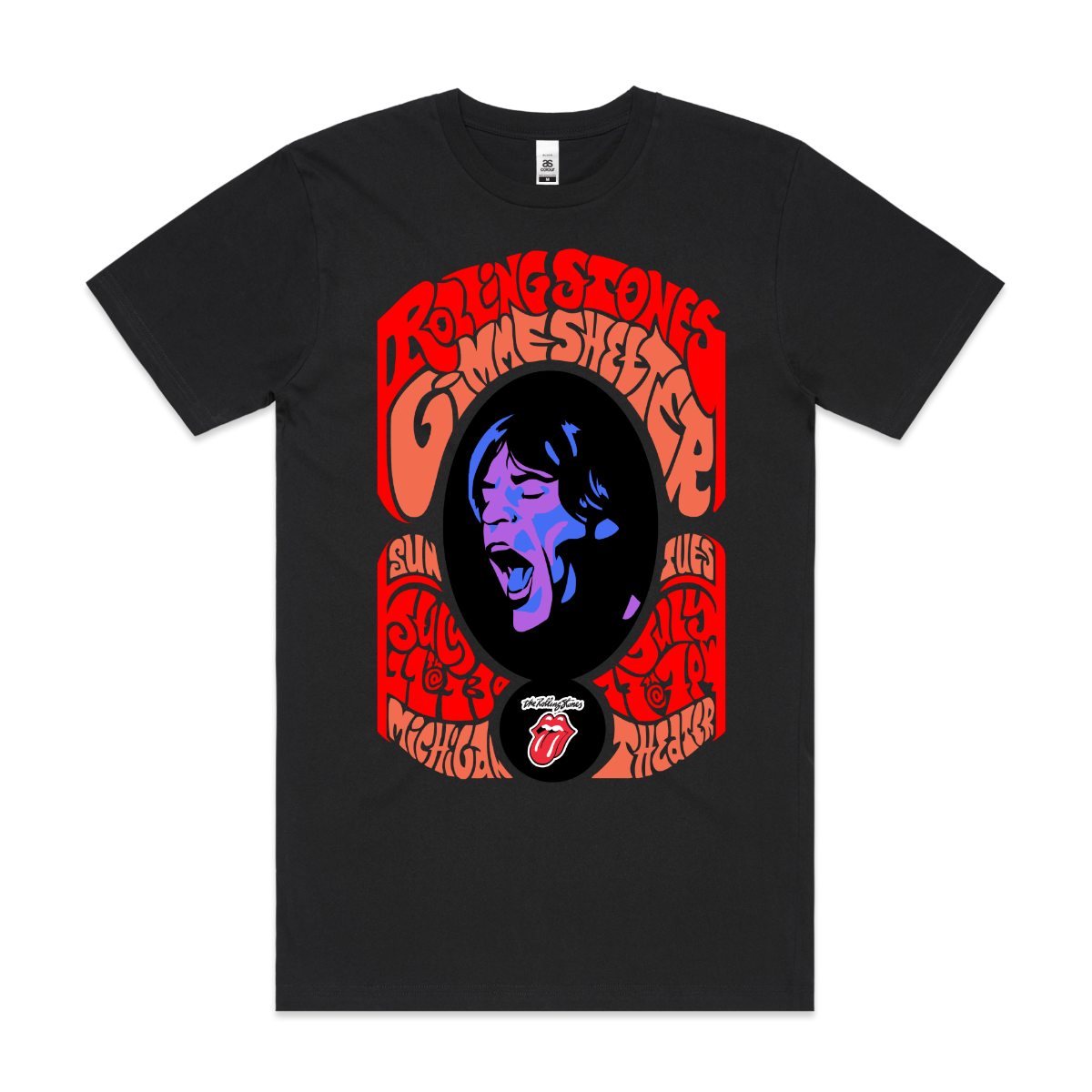 The Rolling Stones V2 T-Shirt Band Family Tee Music Rock And Roll