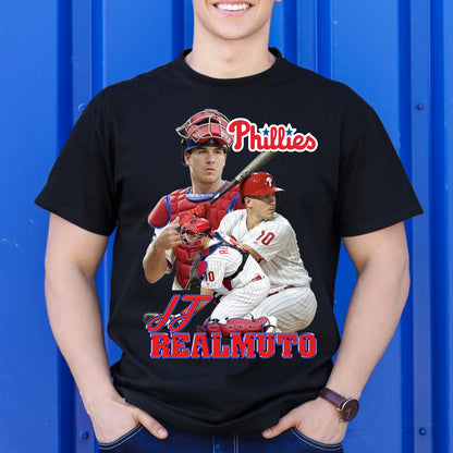 J. T. Realmuto V2 MLB T-Shirt Sport Athlete Family Tee Baseball