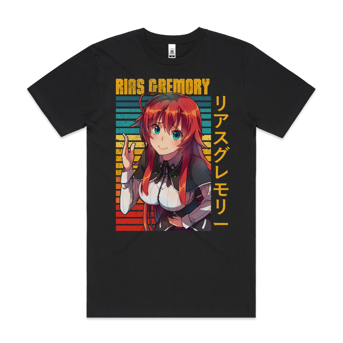 High School DxD Rias Gremory V2 T-Shirt Japanese Anime Tee
