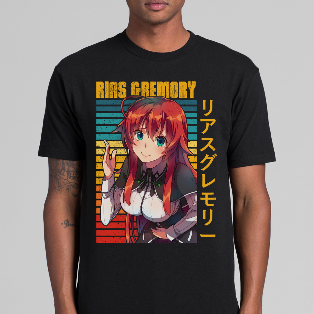 High School DxD Rias Gremory V2 T-Shirt Japanese Anime Tee