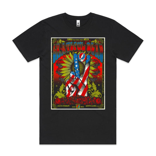 Grateful Dead V8 T-Shirt Band Family Tee Music Rock And Roll