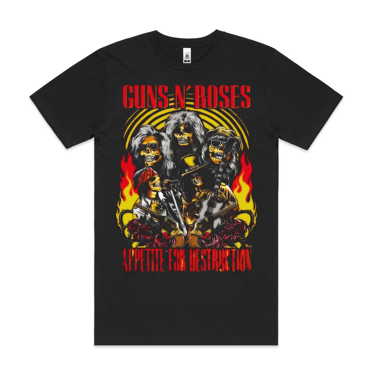 Guns N' Roses V24 T-Shirt Band Family Tee Music Rock And Roll