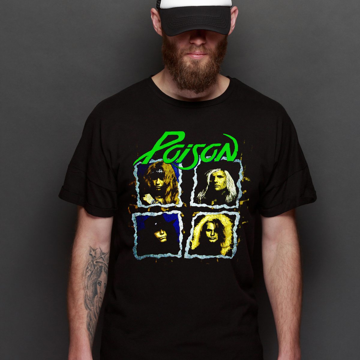 Poison T-Shirt Band Family Tee Music Rock And Roll