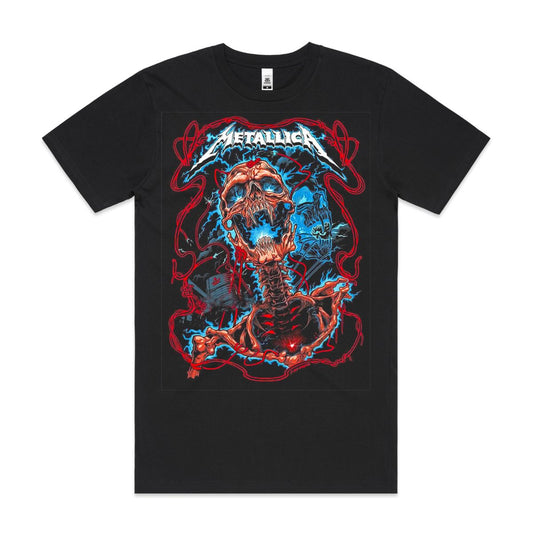 Metallica V64 T-Shirt Band Family Tee Music Heavy Metal