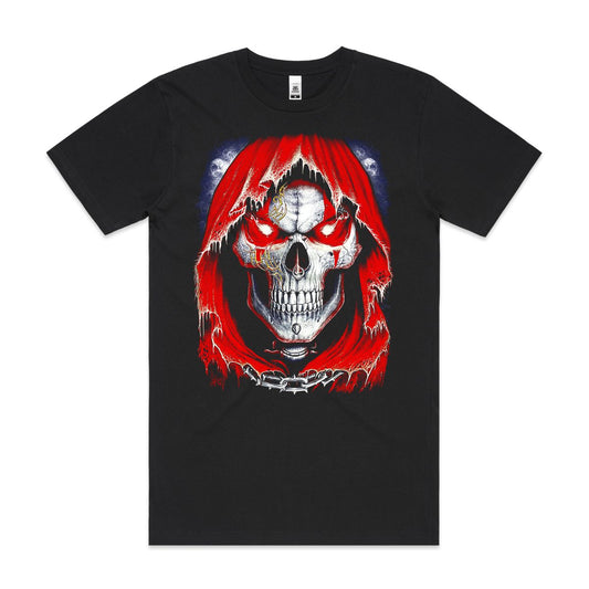 Heavy Metal Grim Reaper T-Shirt Band Family Tee Music Heavy Metal