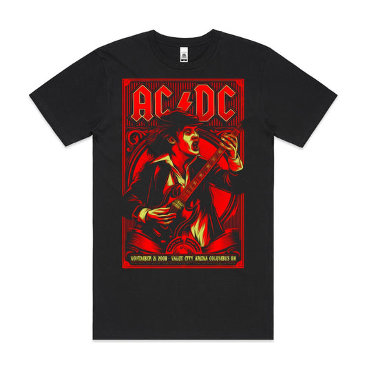 AC/DC V17 T-Shirt Band Family Tee Music Rock And Roll