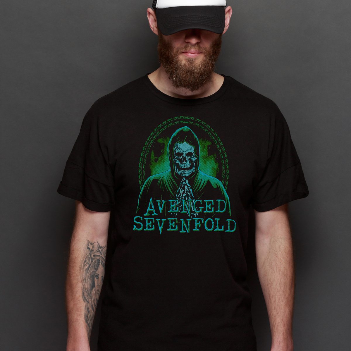 Avenged Sevenfold V17 T-Shirt Band Family Tee Music Heavy Metal