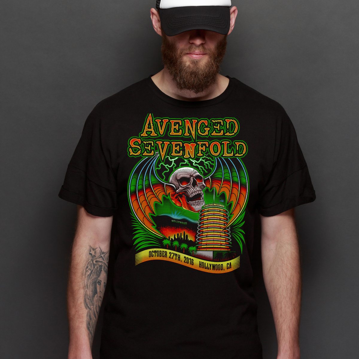 Avenged Sevenfold V22 T-Shirt Band Family Tee Music Heavy Metal
