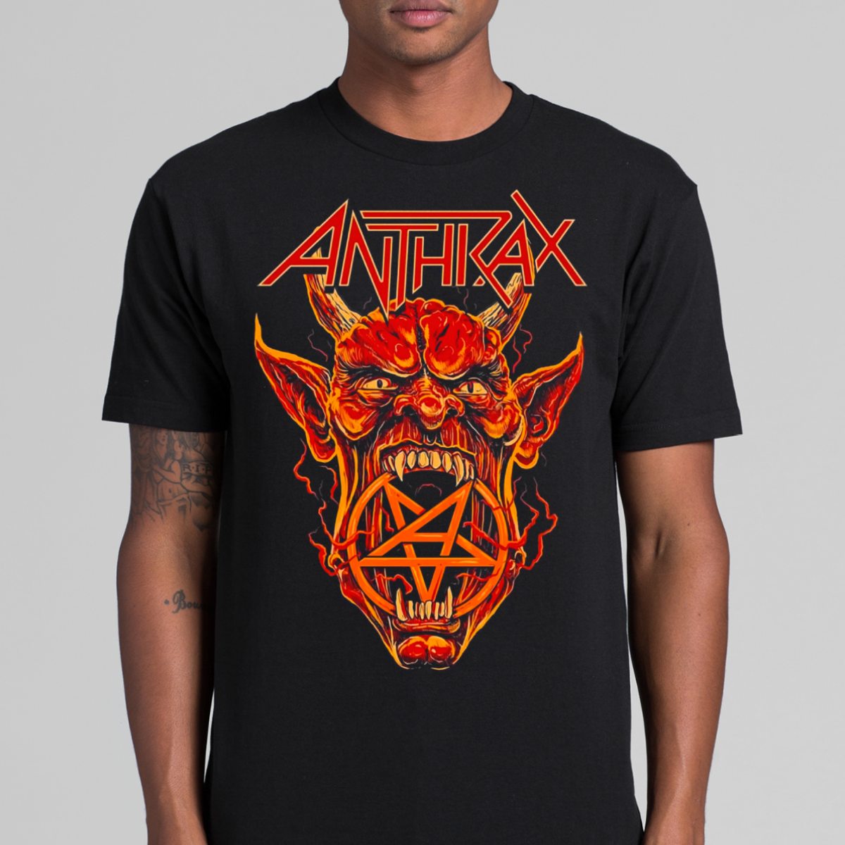 Anthrax V6 T-Shirt Band Family Tee Music Heavy Metal