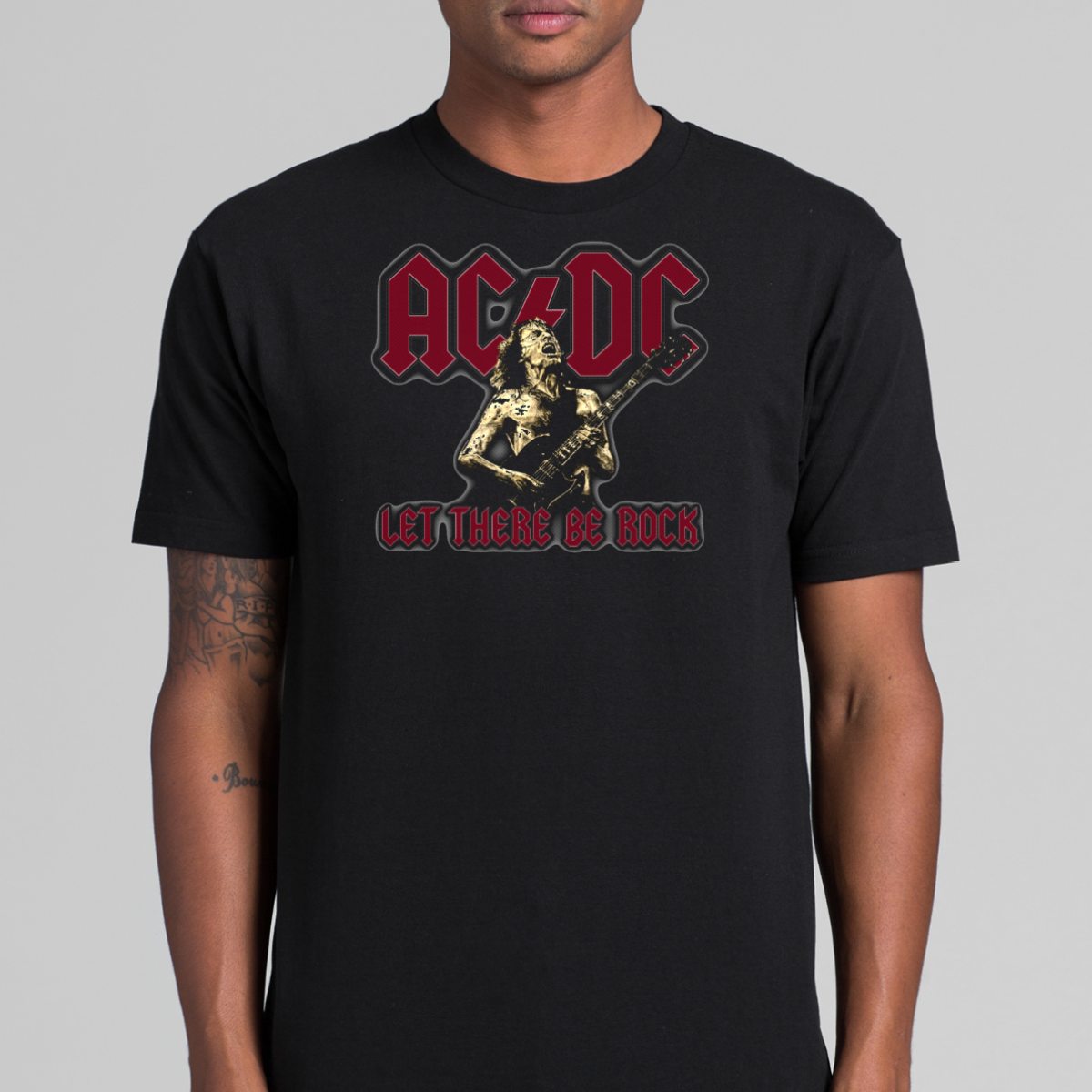 AC/DC V9 T-Shirt Band Family Tee Music Rock And Roll