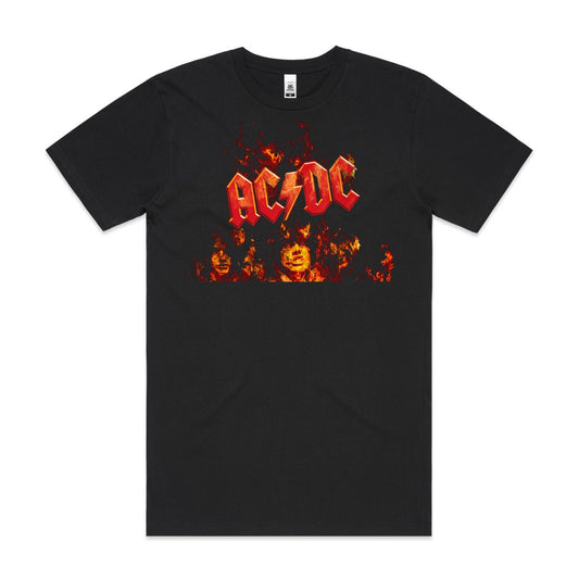 AC/DC V10 T-Shirt Band Family Tee Music Rock And Roll
