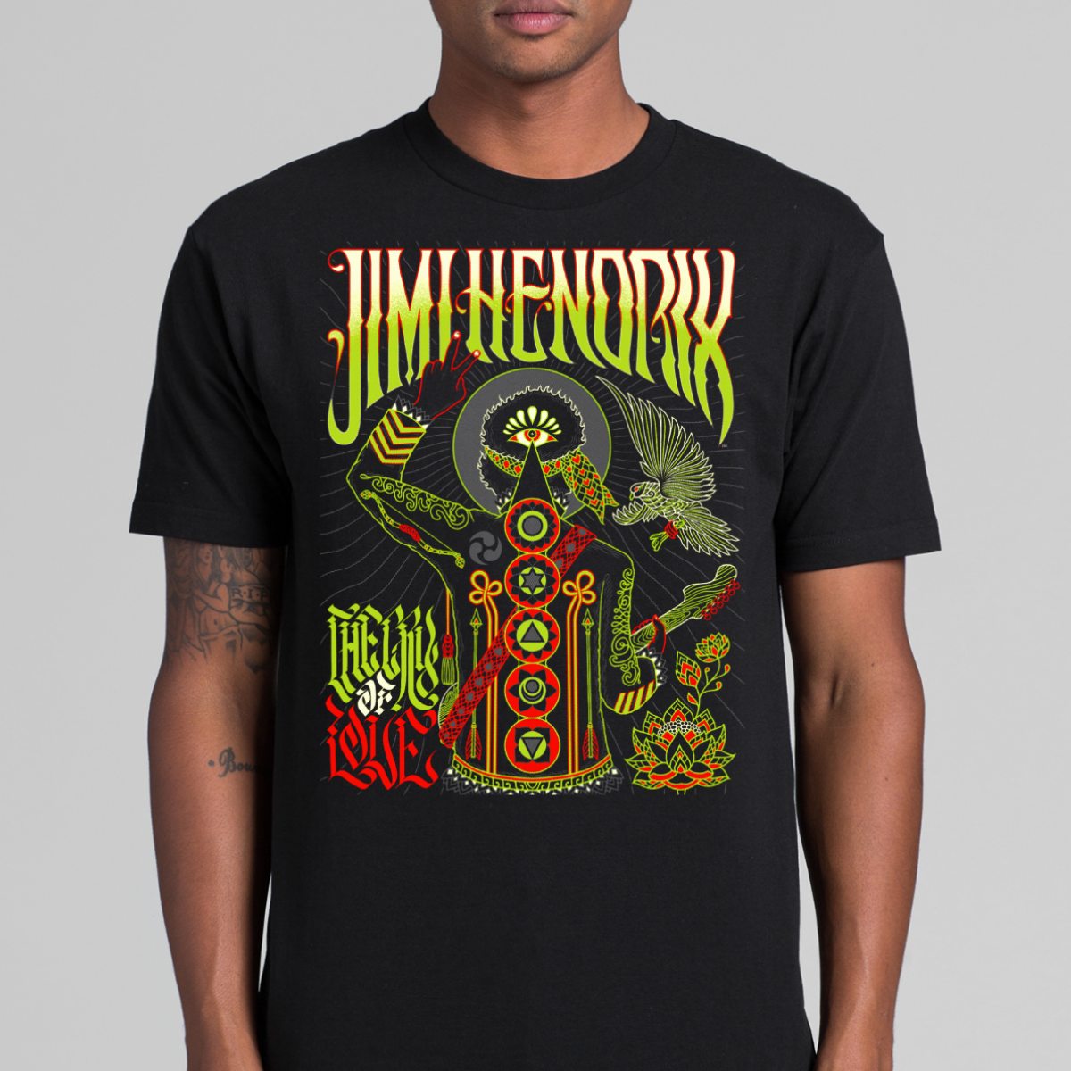 Jimi Hendrix V3 T-Shirt Guitar Hero Family Tee Music Rock And Roll