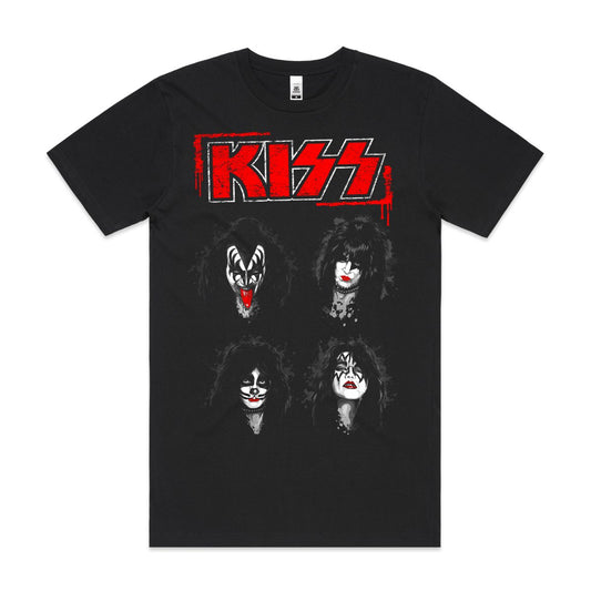 KISS T-Shirt V22 Band Family Tee Music Heavy Metal