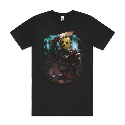 Friday The 13th Jason V2 Horror Movie T-Shirt Tee