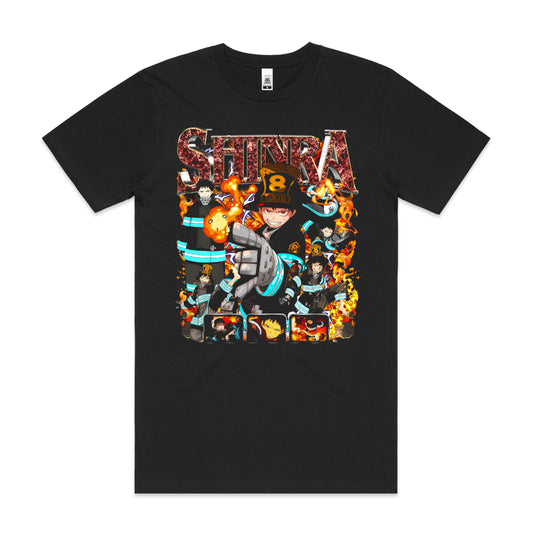 Fire Force Shinra Kusakabe T-Shirt Japanese Anime Tee