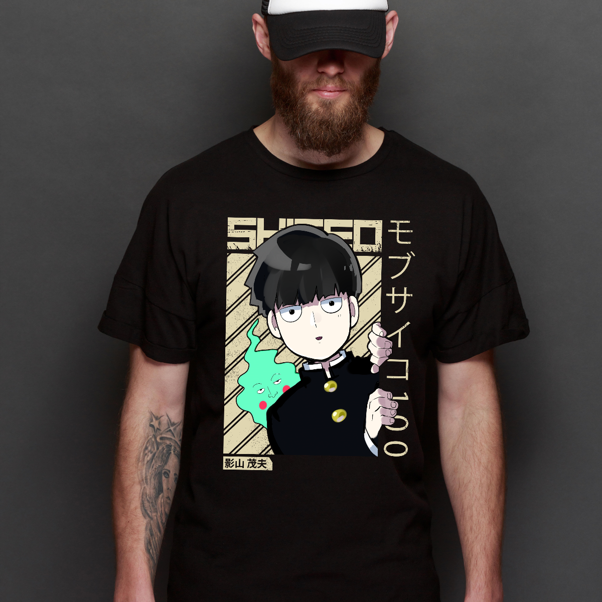 Mob Psycho 100 Shigeo Kageyama V5 T-Shirt Japanese Anime Tee
