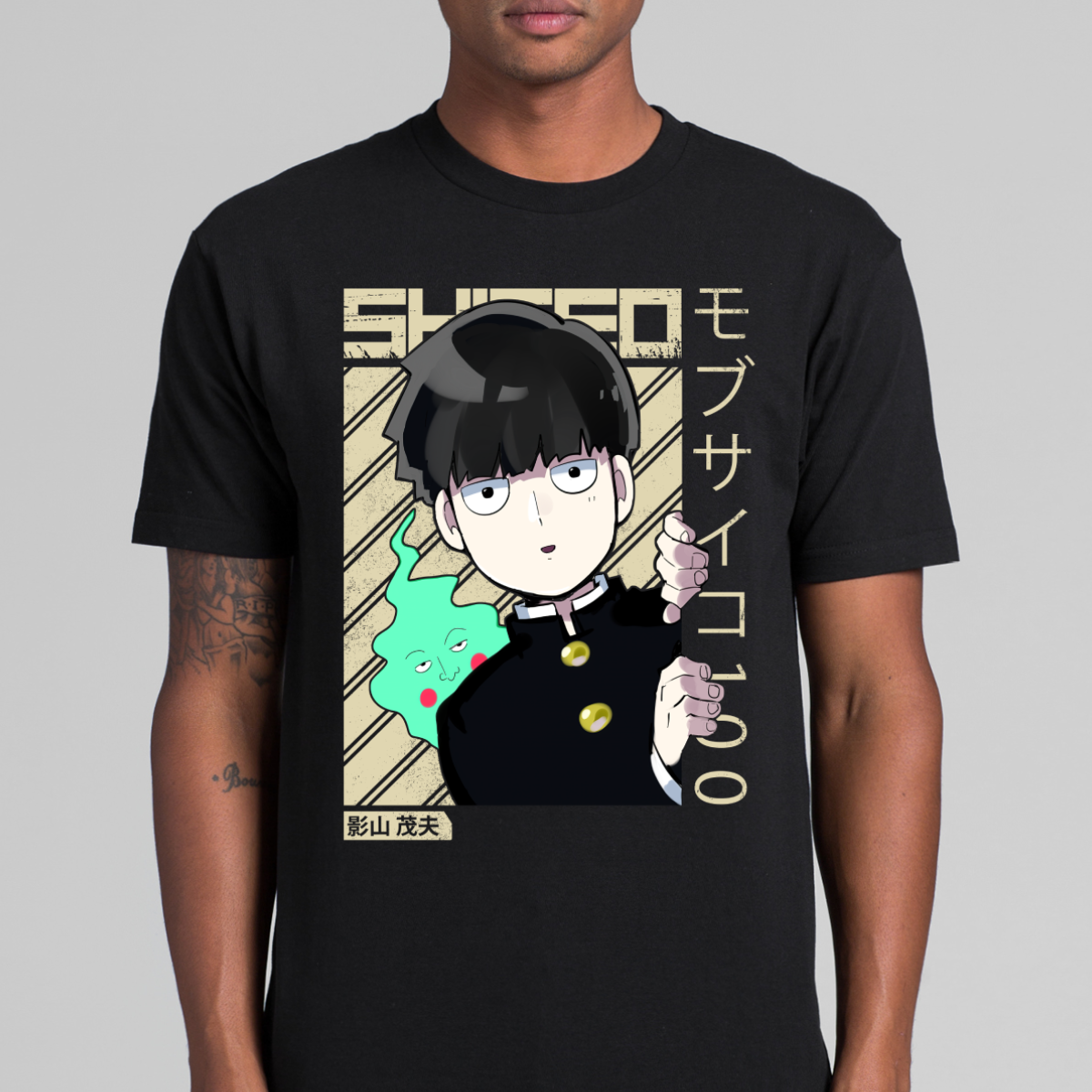 Mob Psycho 100 Shigeo Kageyama V5 T-Shirt Japanese Anime Tee