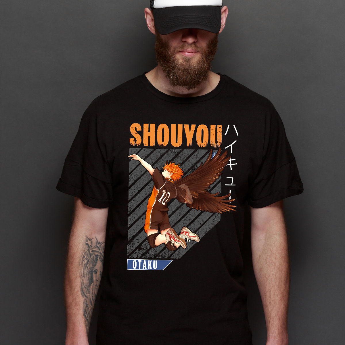 Haikyuu!! Shoyo Hinata V12 T-Shirt Japanese Anime Tee