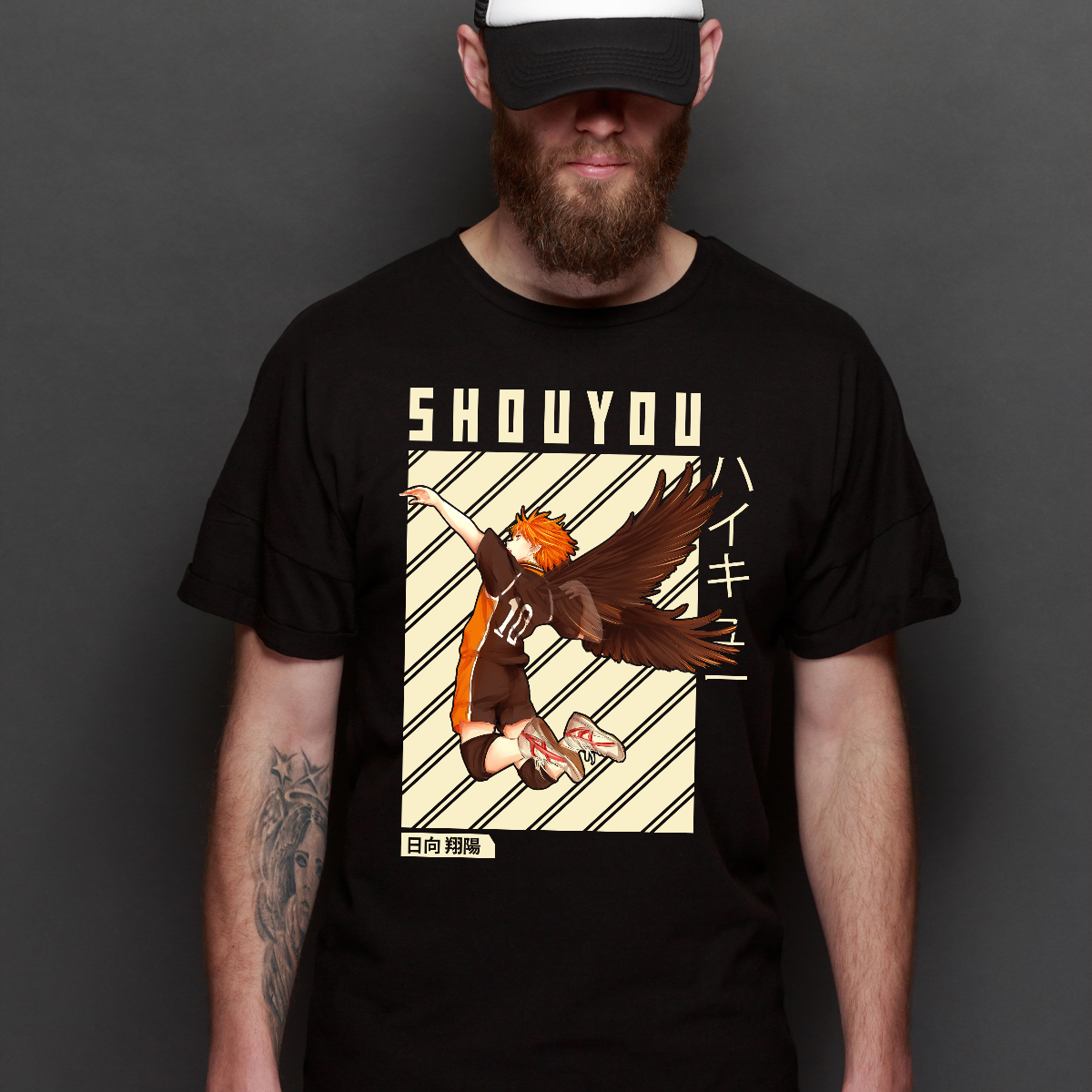 Haikyuu!! Shoyo Hinata V6 T-Shirt Japanese Anime Tee