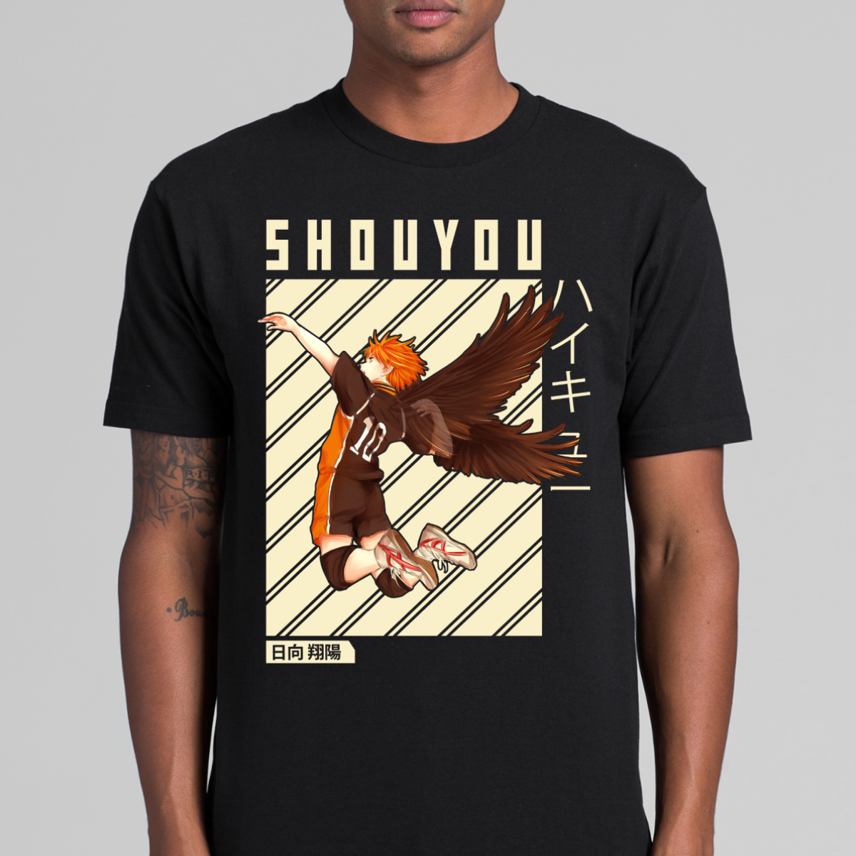 Haikyuu!! Shoyo Hinata V6 T-Shirt Japanese Anime Tee
