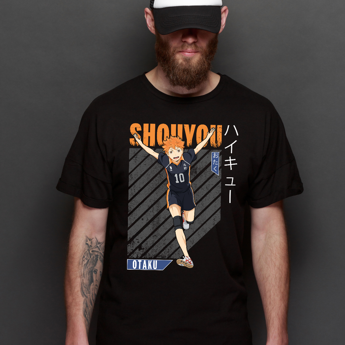 Haikyuu!! Shoyo Hinata V10 T-Shirt Japanese Anime Tee