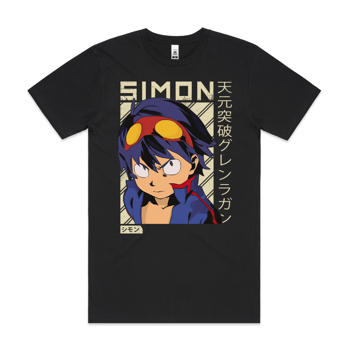 Tengen Toppa Gurren Lagann Simon T-Shirt Japanese Anime Tee