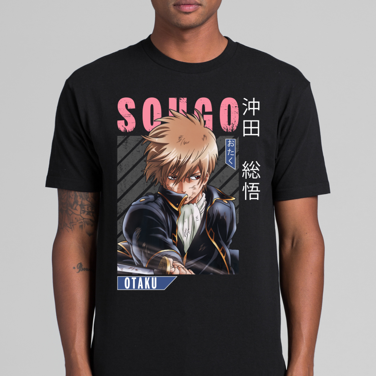 Gintama Sougo Okita T-Shirt V3 Japanese Anime Tee