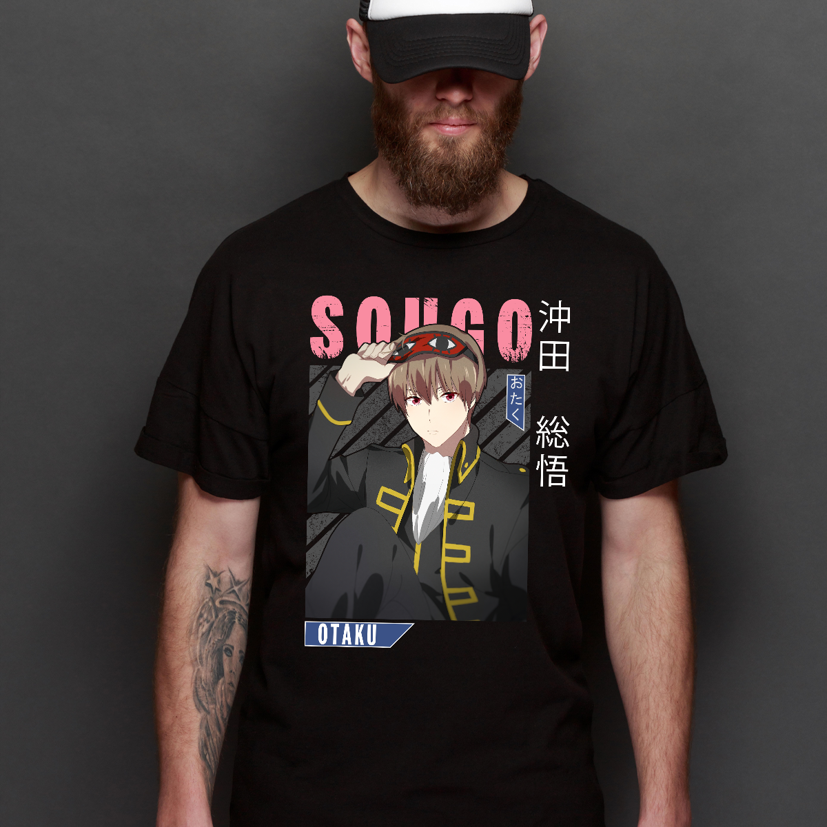 Gintama Sougo Okita T-Shirt V4 Japanese Anime Tee