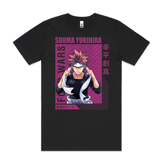 Food Wars!: Shokugeki no Soma Souma Yukihira V7 Japanese Anime Tee