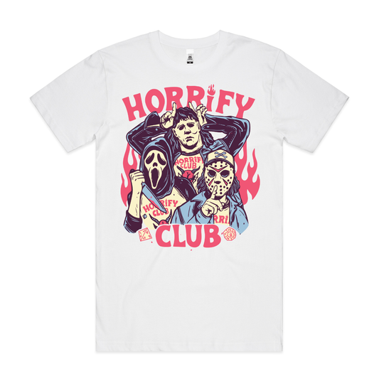 Stranger Things Horrify Club T-Shirt Scary Movie Tee
