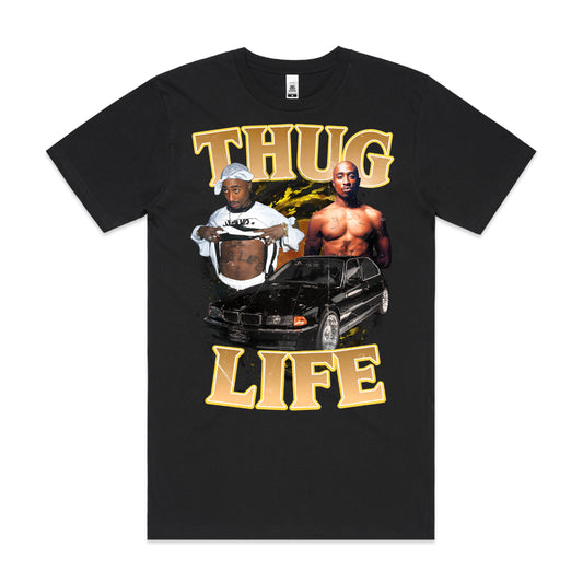 2 PAC V6 Thug Life T-Shirt Rapper Family Fan Music Hip Hop Culture
