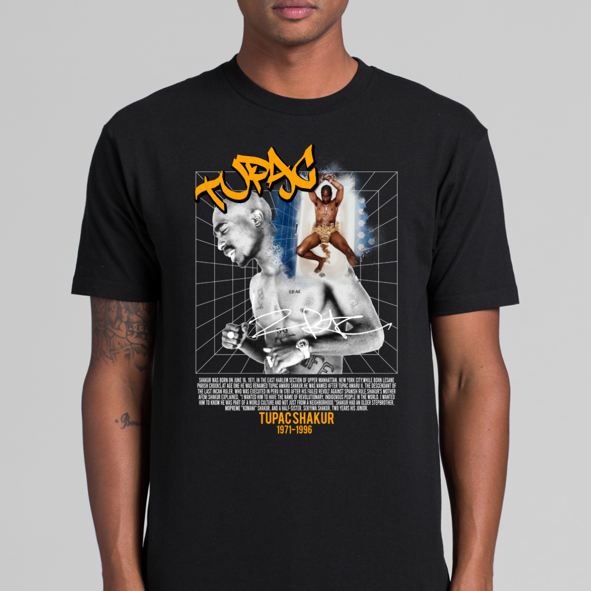 Tupac Shakur 16 T-Shirt Rapper Family Fan Music Hip Hop Culture