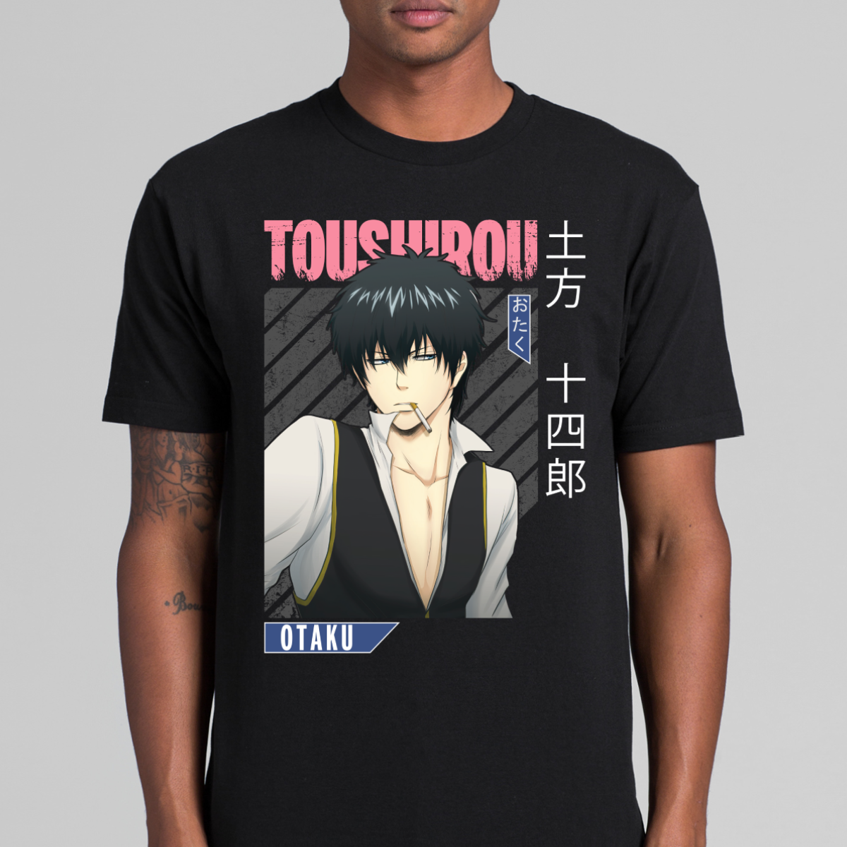 Gintama Toshiro Hijikata V3 T-Shirt Japanese Anime Tee