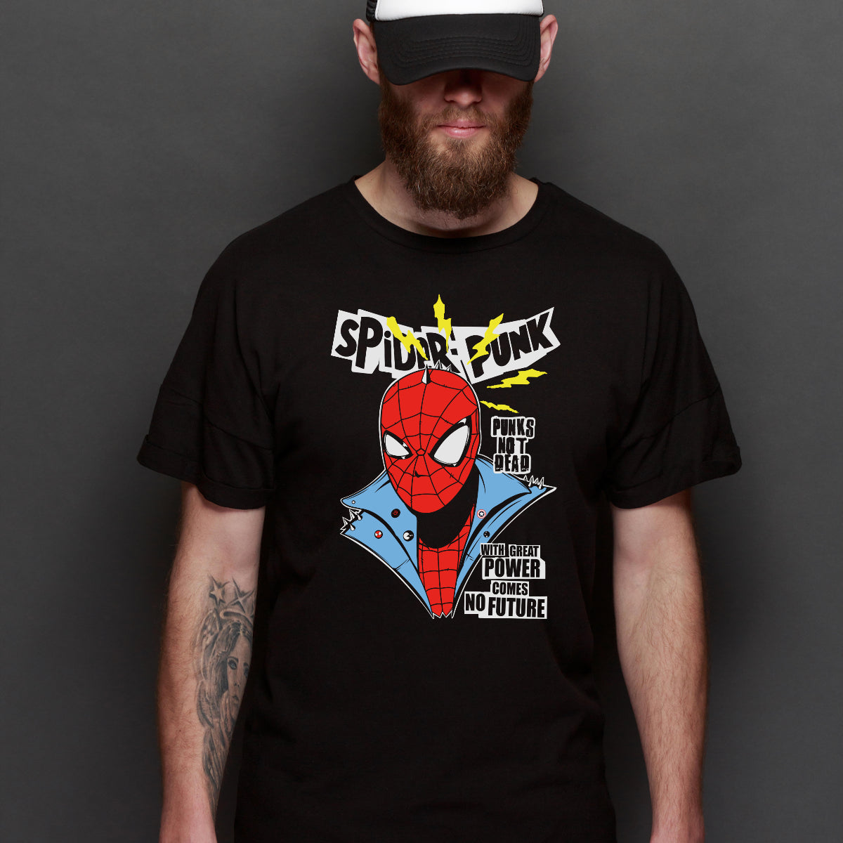 Spiderman T-Shirt Spiderpunk Marvel Tee