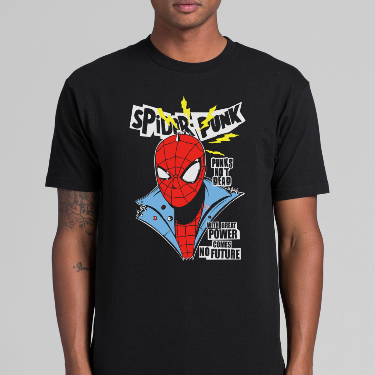 Spiderman T-Shirt Spiderpunk Marvel Tee