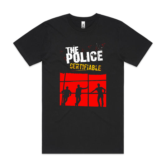 The Police Live Album Cover T-Shirt Band Family Tee Music Rock And Roll