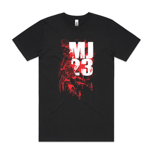 Michael Jordan V19 NBA T-Shirt Sport Athlete Family Tee