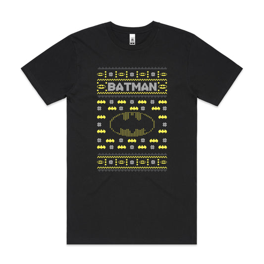 Batman Christmas T-Shirt DC Unvierse Tee