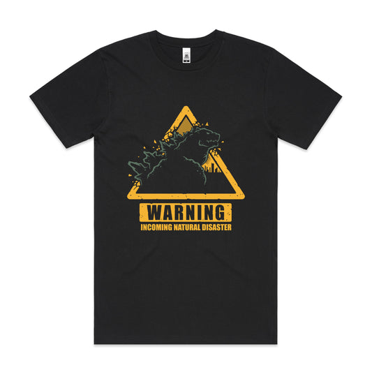 Godzilla Warning T-Shirt Japanese Anime Tee