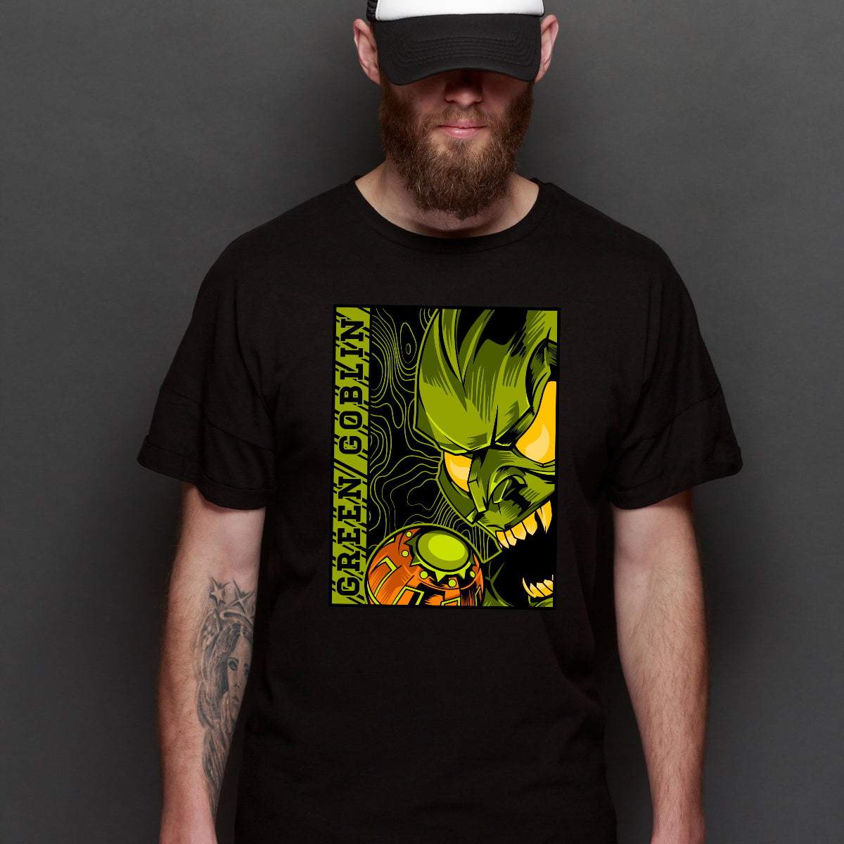 Spiderman Green Goblin T-Shirt Marvel Tee