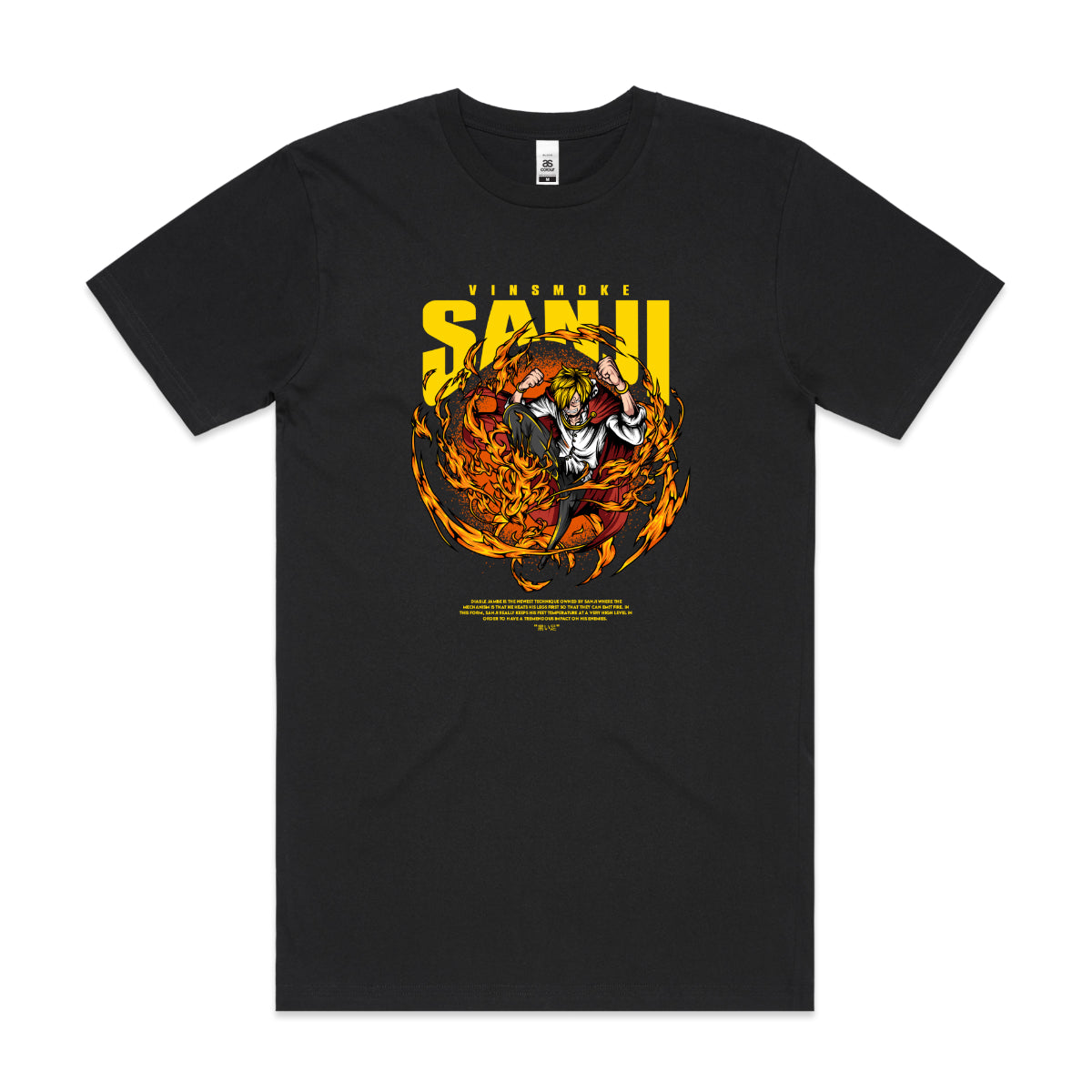One Piece Vinsmoke Sanji T-Shirt Japanese Anime Tee