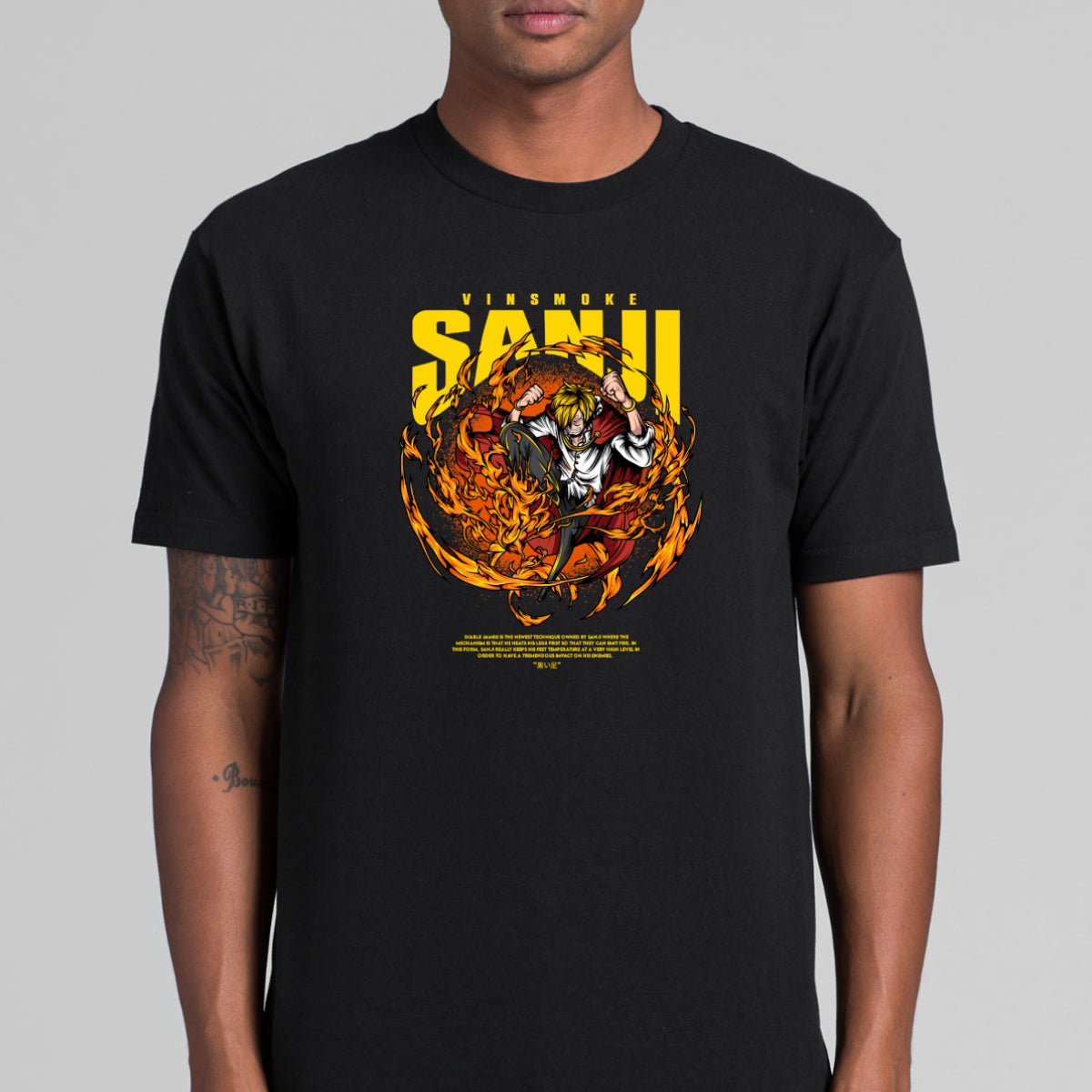 One Piece Vinsmoke Sanji T-Shirt Japanese Anime Tee