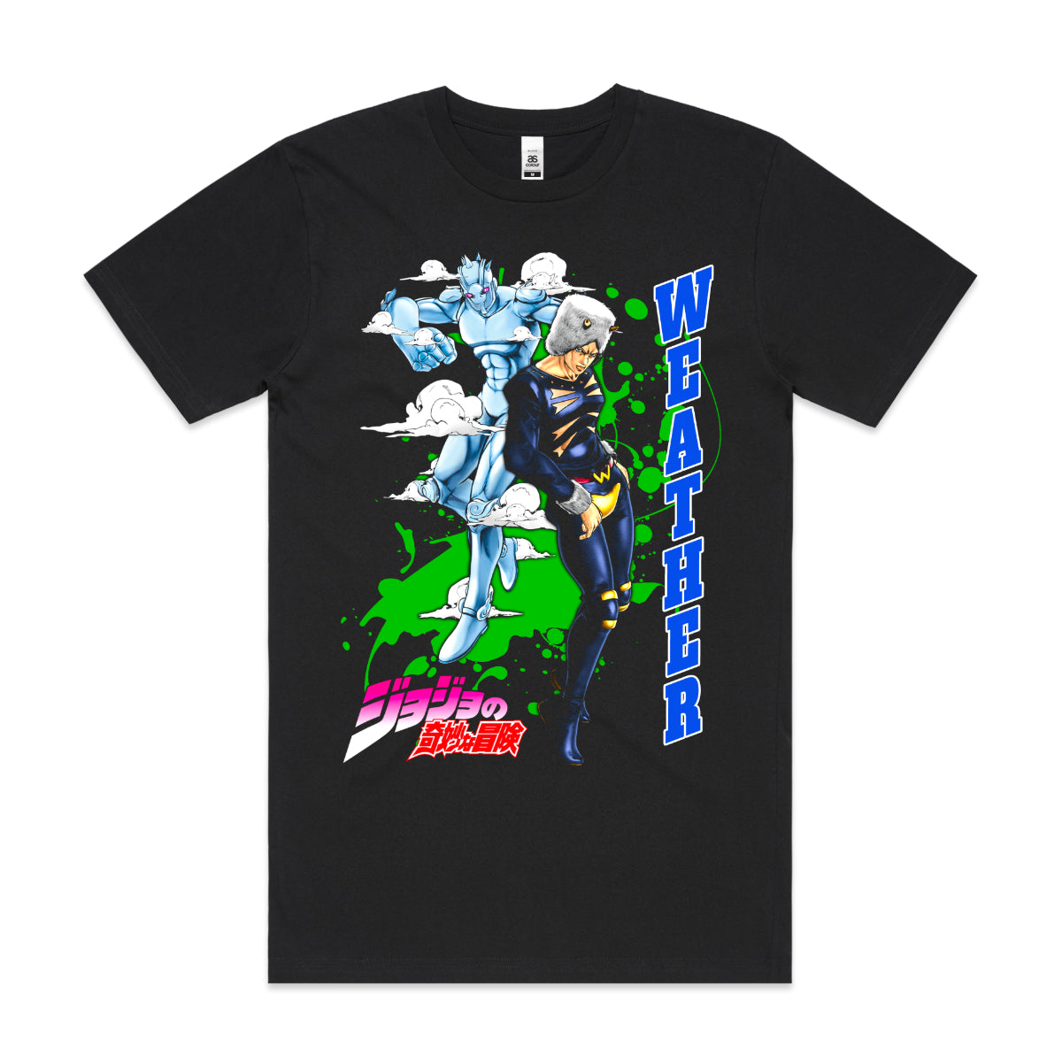 Jojo's Bizarre Adventure Weather T-shirt Japanese anime
