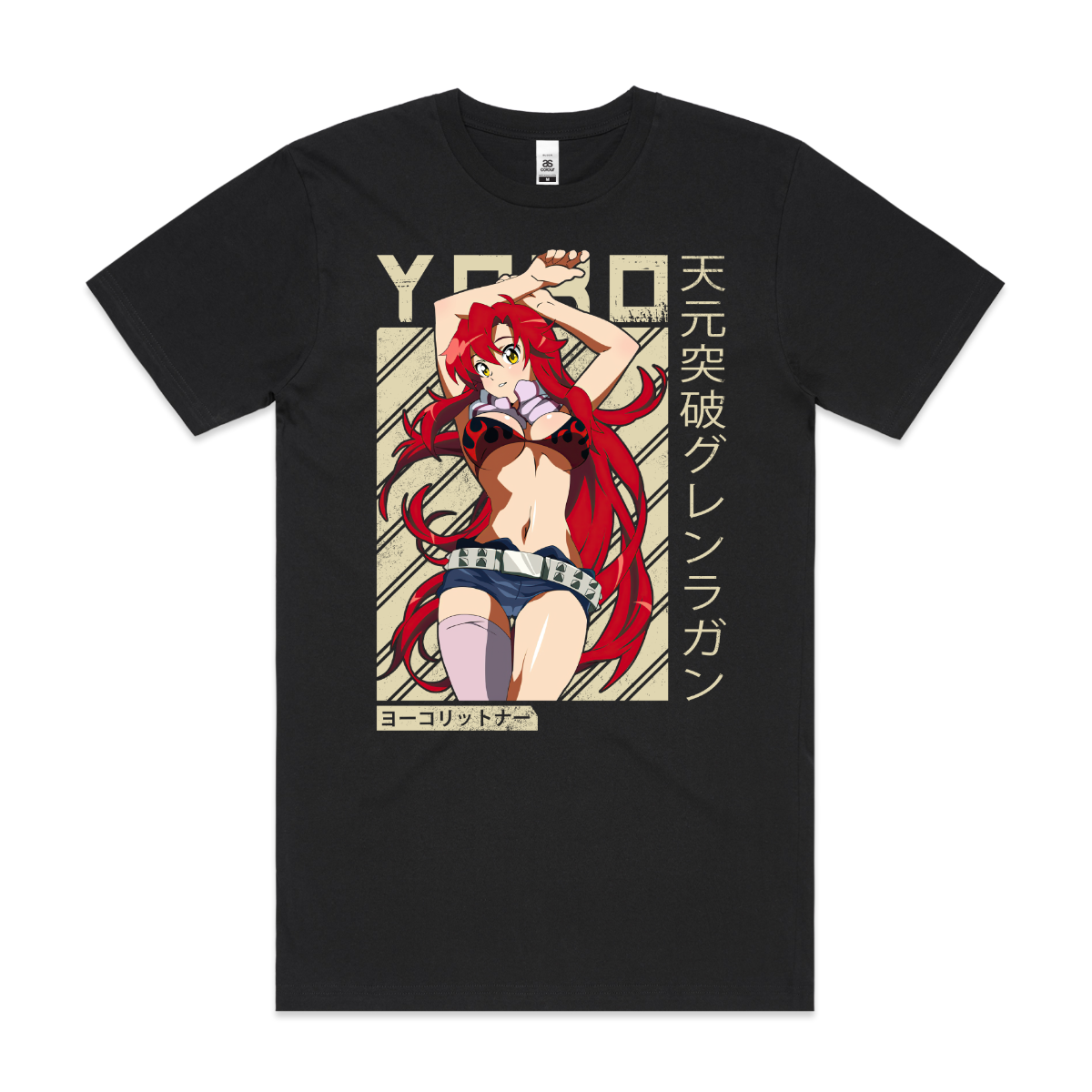 Gurren Lagann Yoko Littner T-Shirt Japanese Anime Tee